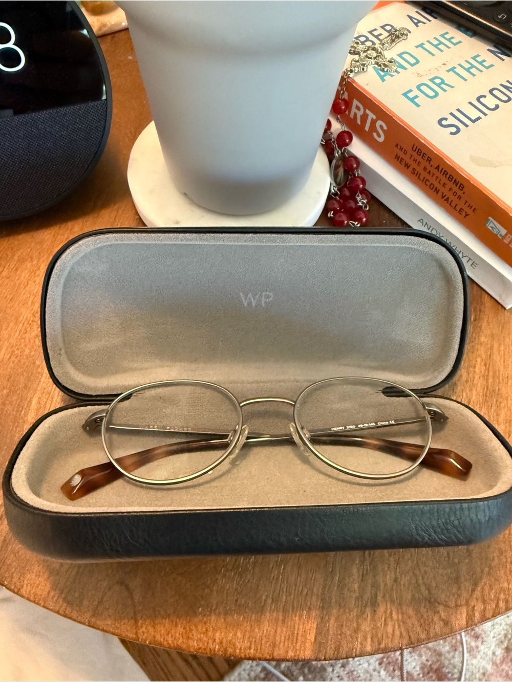 Warby Parker Wally non-prescription clear lenses